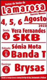 Cartaz Festas de Verão 2023 - Lamarosa