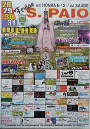 Cartaz Festas em Honra de Nossa Senhora da Saúde 2023 - São Paio