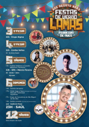 Cartaz Festas de Verão 2023 - Lamas