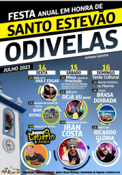Cartaz Festa Anual em Honra de Santo Estevão 2023 - Odivelas