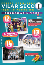 Cartaz Festas Populares 2023 - Vilar Seco