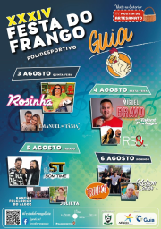 Cartaz XXXIV Festa do Frango 2023 - Guia