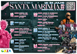 Cartaz Festas Santa Marinha de Crestuma 2023 - Vila Nova de Gaia