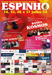 Cartaz Festas em Honra de Santo António 2023 - Espinho