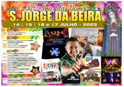 Cartaz Festas em Honra de Nossa Senhora das Dores 2023- São Jorge da Beira