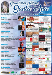 Cartaz Festas em Honra de Santa Ana 2023 - Sobreira