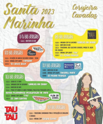 Cartaz Festas de Santa Marinha 2023 - Corujeira