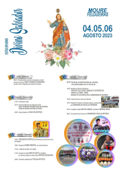 Cartaz Festas em Honra do Divino Salvador 2023 - Moure