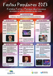 Cartaz Festas Populares 2023 - Fernão Ferro