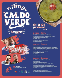Cartaz VI Festival do Caldo Verde 2023 - Irivo