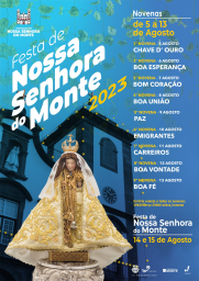 Cartaz Festa de Nossa Senhora do Monte 2023 - Funchal