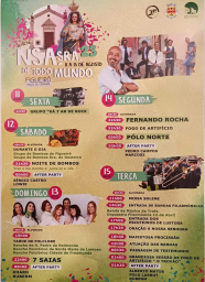 Cartaz Festa em Honra de Nossa Senhora de Todo o Mundo 2023 - Figueiró