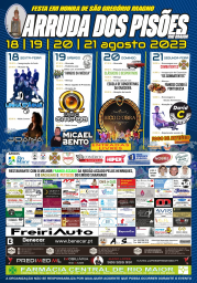 Cartaz Festa em Honra de São Gregório Magno 2023 - Arruda dos Pisões
