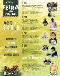 Cartaz XXI Feira do Pinhal 2023 - Oleiros