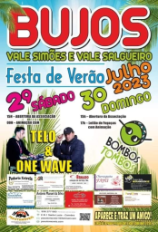 Cartaz Festa de Verão 2023 - Bujos