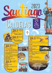 Cartaz Festa de Santiago 2023 - Caldelas
