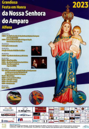 Cartaz Festas em honra de Nossa Senhora do Amparo 2023 - Alfena