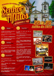 Cartaz Festa em Honra do Nosso Senhor dos Aflitos 2023 - Cruz