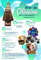 Cartaz Festa em honra de Nossa Senhora da Oliveira 2023 - Gandarela de Basto 