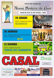 Cartaz Festa em Honra de Nossa Senhora da Guia 2023 - Casal