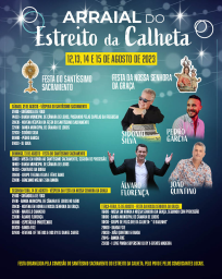 Cartaz Arraial do Estreito da Calheta 2023 - Calheta