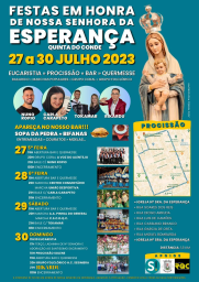 Cartaz  Festas em Honra da nossa Senhora da Esperança 2023 - Quinta do Conde