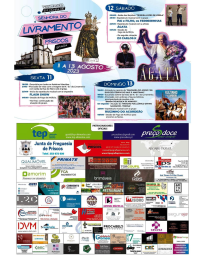 Cartaz Festas em Honra de Nossa Senhora do Livramento 2023 - Priscos