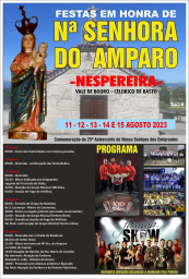 Cartaz Festas em Honra de Nossa Senhora do Amparo 2023 - Nespereira
