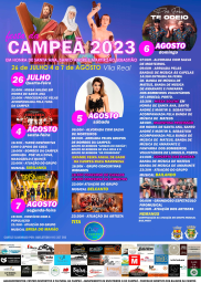 Cartaz Festa em Honra de Santa Ana 2023 - Campeã