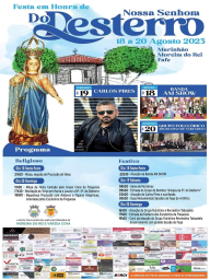 Cartaz Festa em Honra de Nossa Senhora do Desterro 2023 - Marinhão