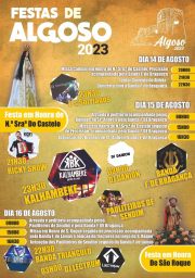 Cartaz Festas de Algoso 2023 - Vimioso
