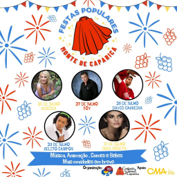 Cartaz Festas Populares do Monte da Caparica 2023 - Almada