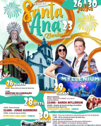 Cartaz Festas em Honra de Santa Ana 2023 - Barbudo