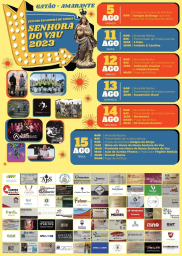 Cartaz Festas em Honra de Nossa Senhora do Vau 2023 - Gatão