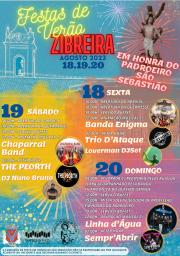 Cartaz Festas de Verão 2023 - Zibreira