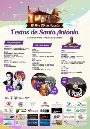 Cartaz Festas de Santo António 2023 - Geraz do Minho