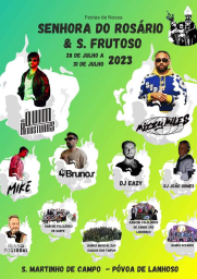 Cartaz Festa em Honra de Nossa Senhora do Rosário 2023 - São Martinho de Campo