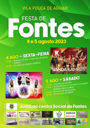 Cartaz Festa de Fontes 2023 - Vila Pouca de Aguiar