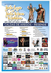 Cartaz Festa em Honra de Santa Luzia 2023 - Resende