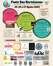 Cartaz Festa de São Bartolomeu 2023 - Vale da Gama