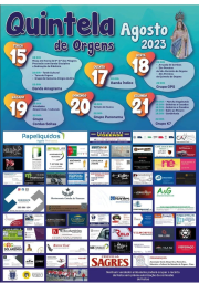 Cartaz Festas da Quintela de Orgens 2023 - Viseu