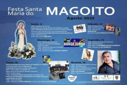 Cartaz Festa em Honra de Santa Maria do Magoito 2023 - Sintra