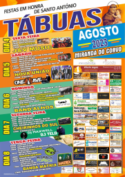 Cartaz Festa em Honra de Santo António 2023 - Tábuas