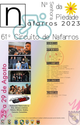 Cartaz Festas de Nafarros 2023 - Sintra