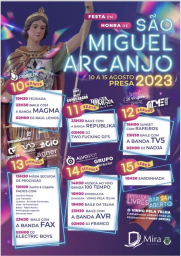 Cartaz Festa em Honra de São Miguel Arcanjo 2023 - Presa