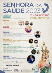 Cartaz Festa em Honra da Senhora da Saúde 2023 - Fermentelos