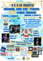 Cartaz Arraial dos Escoteiros 277 2023 - Varge Mondar