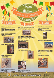 Cartaz Feira do Melão 2023 - Figueira dos Cavaleiros