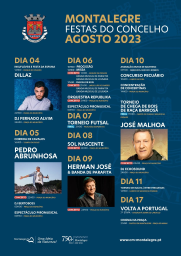 Cartaz Festas do Concelho 2023 - Montalegre