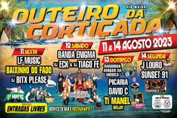 Cartaz Festa do Outeiro da Cortiçada 2023 - Rio Maior
